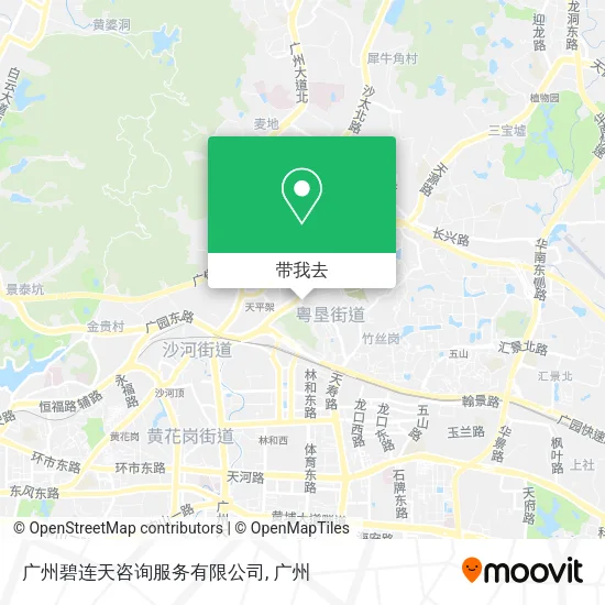 广州碧连天咨询服务有限公司地图