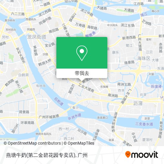燕塘牛奶(第二金碧花园专卖店)地图