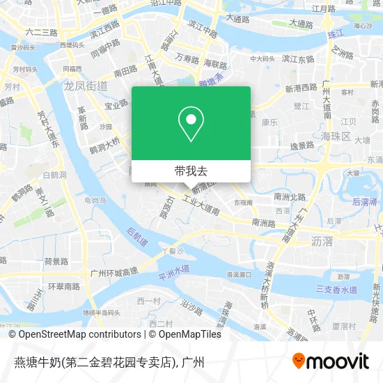 燕塘牛奶(第二金碧花园专卖店)地图