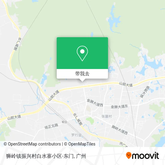 狮岭镇振兴村白水寨小区-东门地图