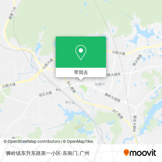 狮岭镇东升东路第一小区-东南门地图
