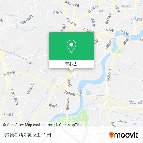 顺德公鸡公碗农庄地图