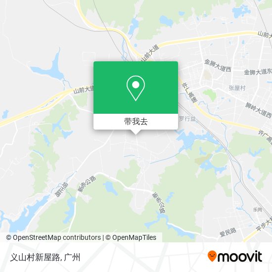 义山村新屋路地图