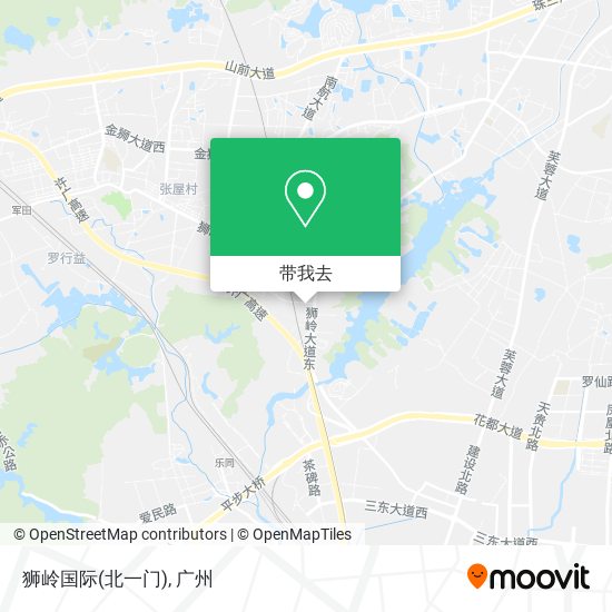 狮岭国际(北一门)地图
