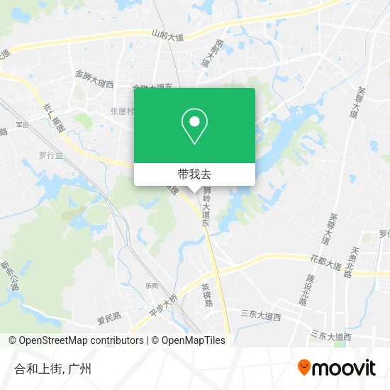 合和上街地图