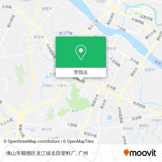 佛山市顺德区龙江镇名田塑料厂地图