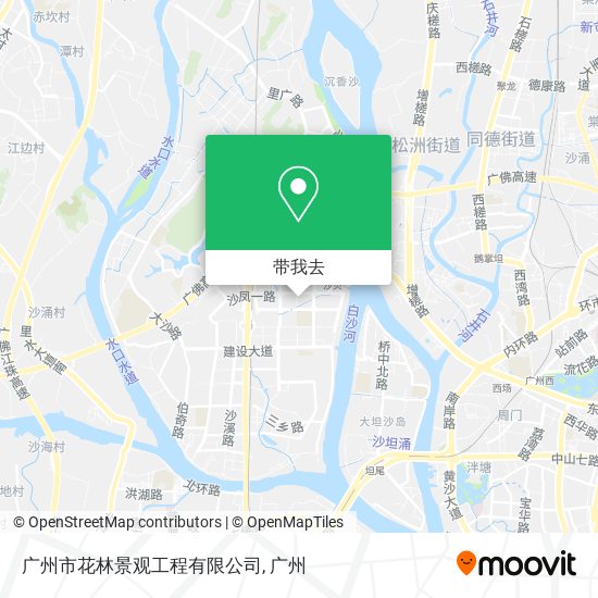 广州市花林景观工程有限公司地图