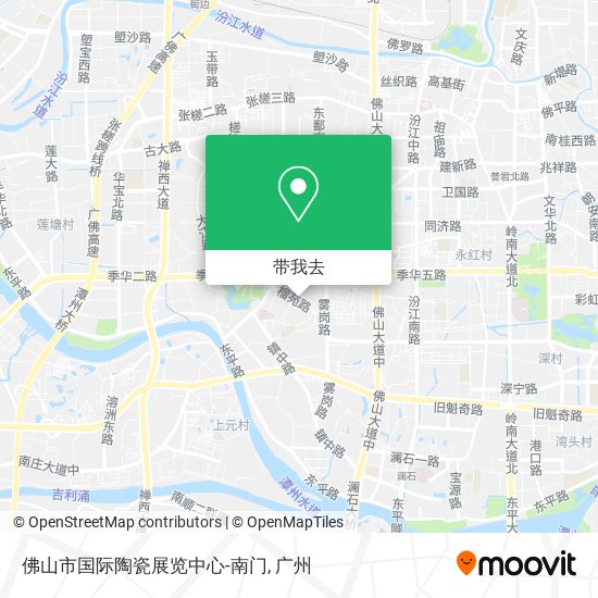 佛山市国际陶瓷展览中心-南门地图