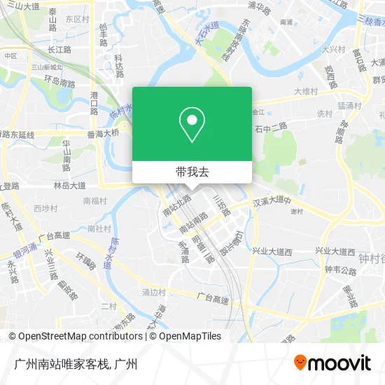 广州南站唯家客栈地图