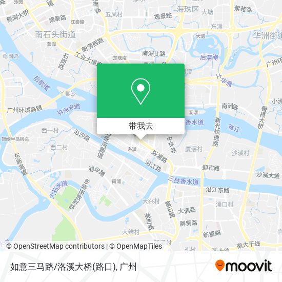如意三马路/洛溪大桥(路口)地图
