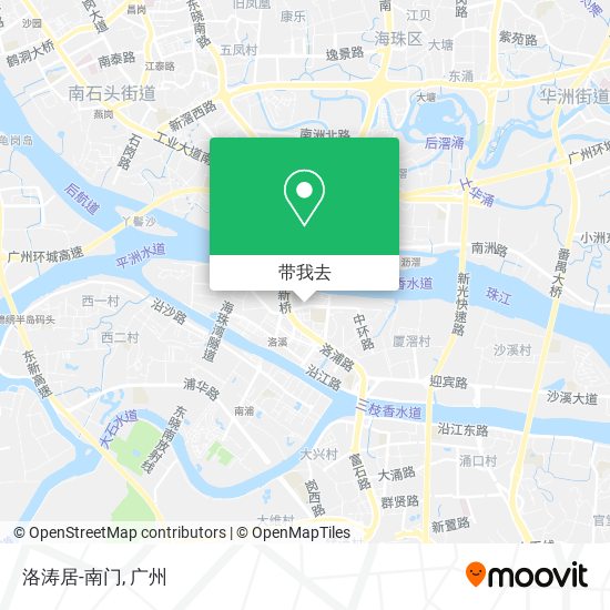 洛涛居-南门地图