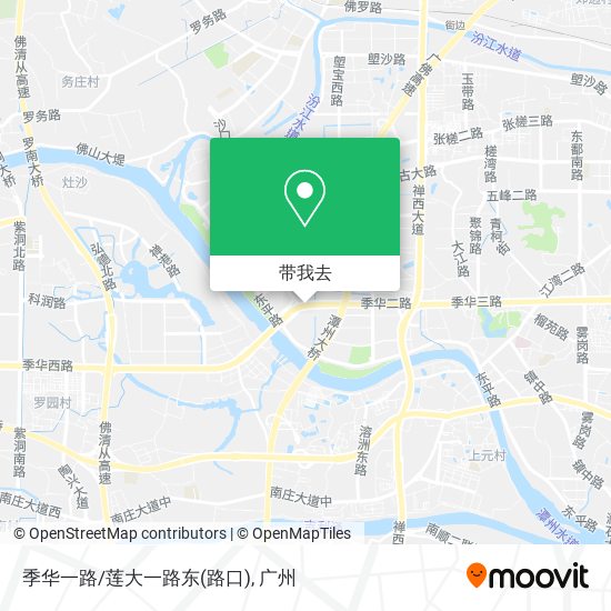 季华一路/莲大一路东(路口)地图
