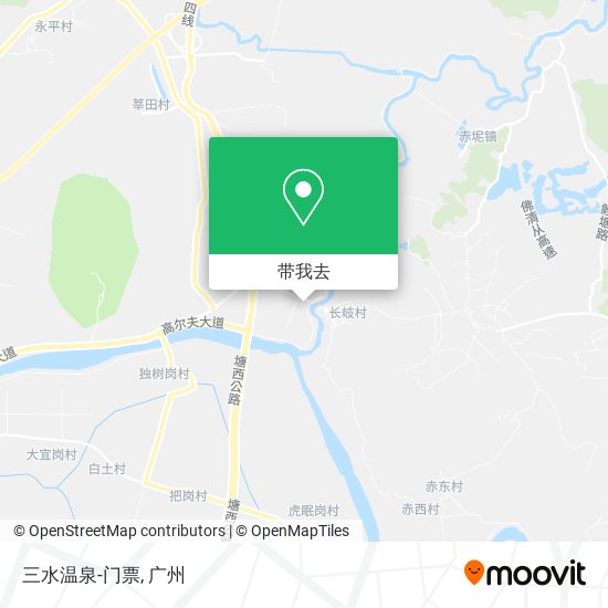 三水温泉-门票地图