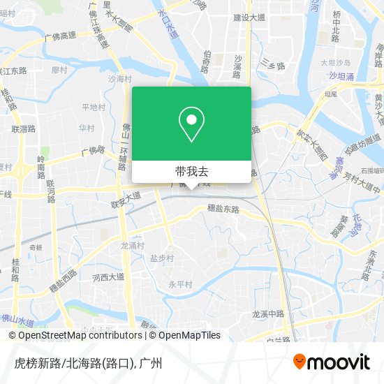 虎榜新路/北海路(路口)地图