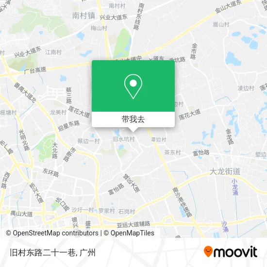旧村东路二十一巷地图