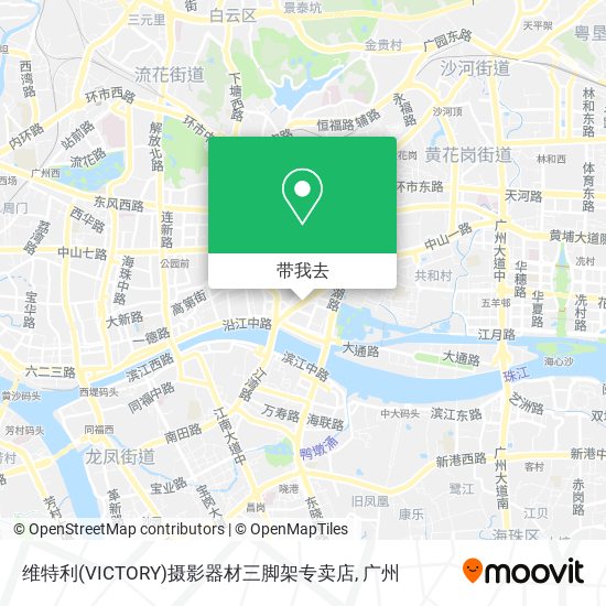 维特利(VICTORY)摄影器材三脚架专卖店地图