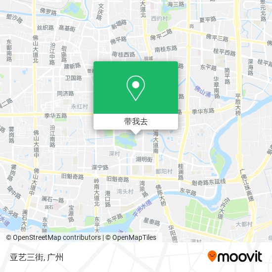 亚艺三街地图