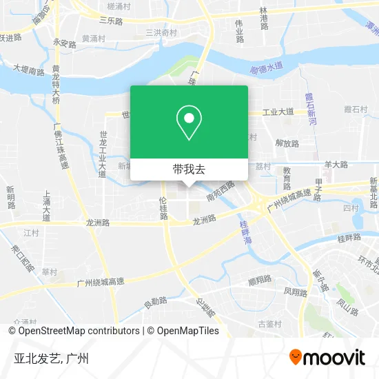 亚北发艺地图