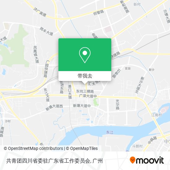 共青团四川省委驻广东省工作委员会地图