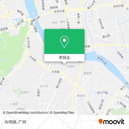 向明路地图