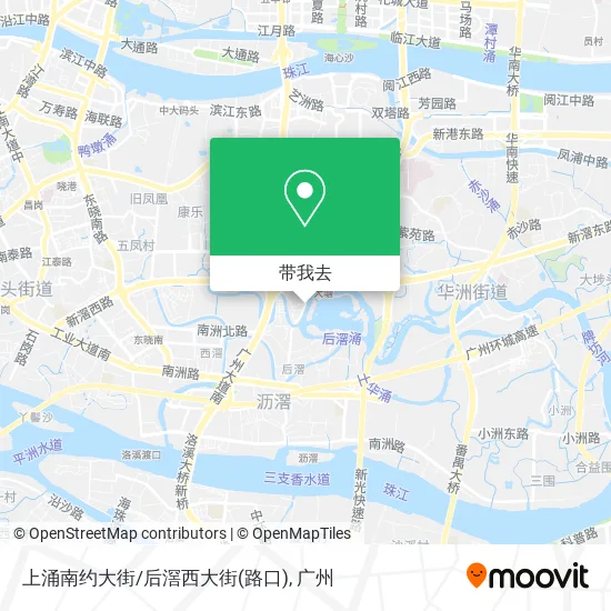 上涌南约大街/后滘西大街(路口)地图
