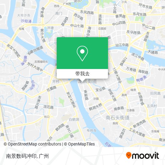 南景数码冲印地图