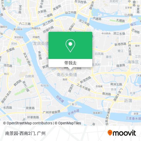 南景园-西南2门地图