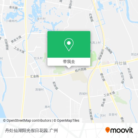 丹灶仙湖阳光假日花园地图