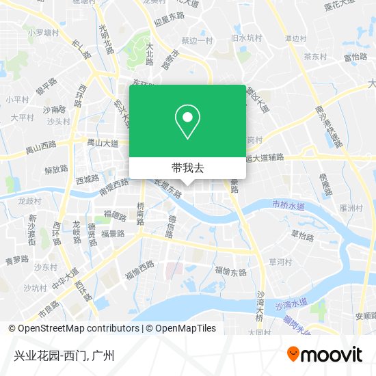 兴业花园-西门地图