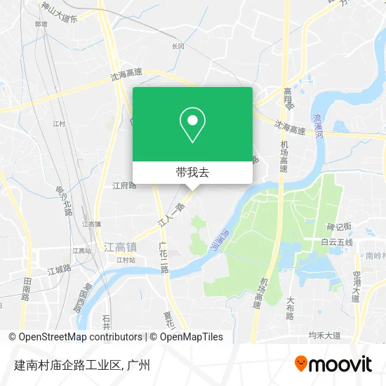 建南村庙企路工业区地图