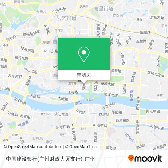 中国建设银行(广州财政大厦支行)地图