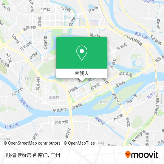 顺德博物馆-西南门地图