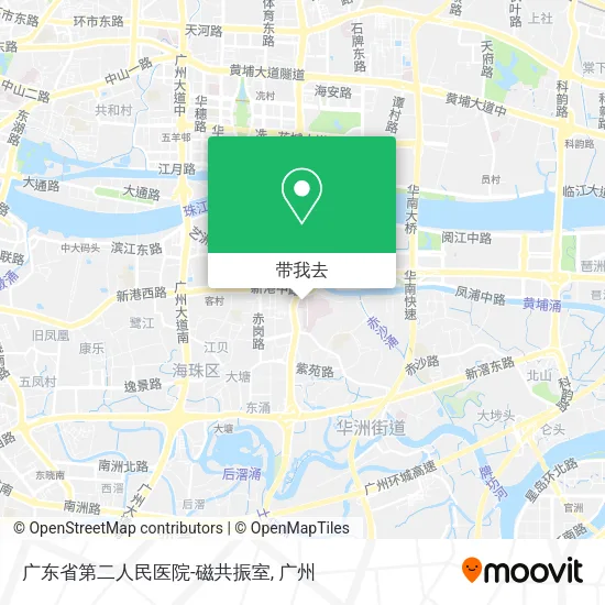 广东省第二人民医院-磁共振室地图