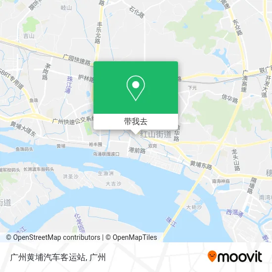 广州黄埔汽车客运站地图