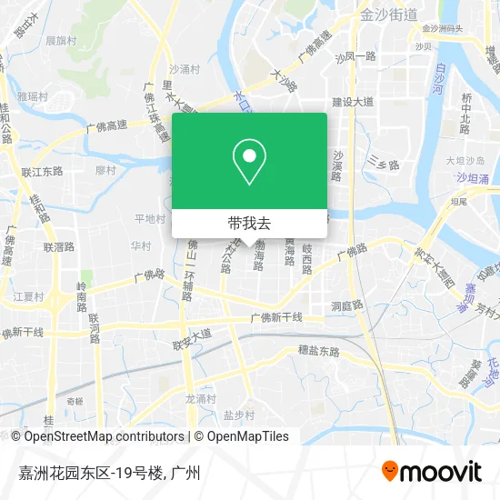 嘉洲花园东区-19号楼地图