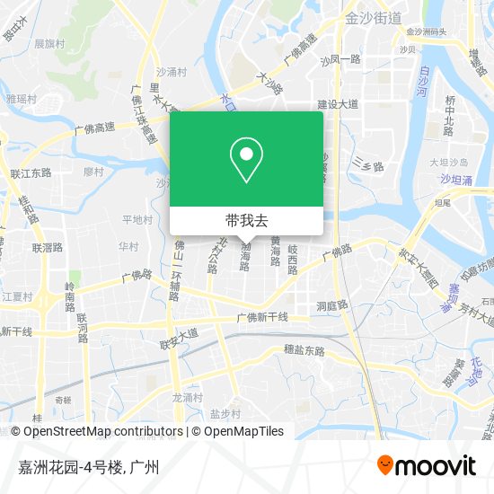 嘉洲花园-4号楼地图