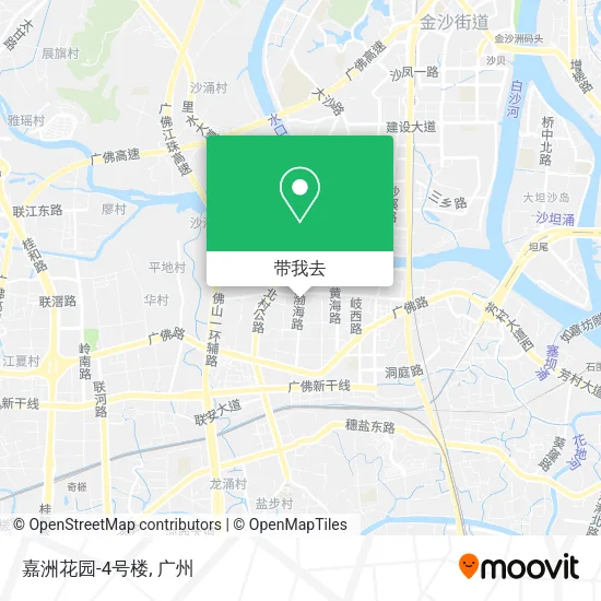 嘉洲花园-4号楼地图