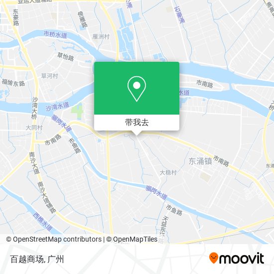 百越商场地图