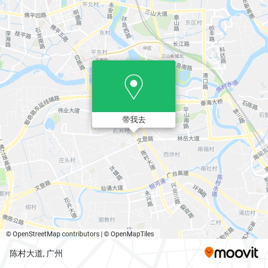 陈村大道地图