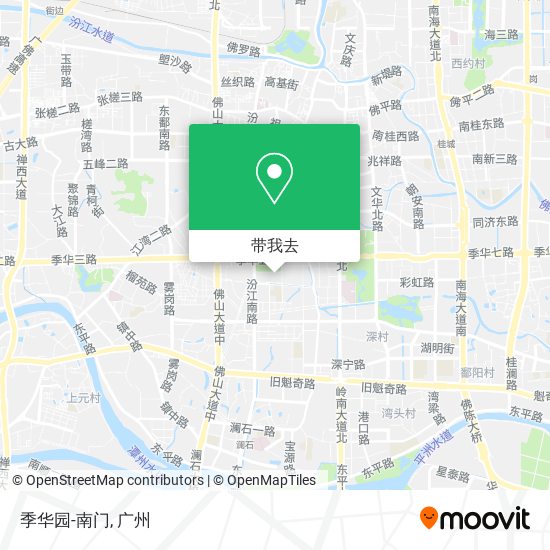 季华园-南门地图