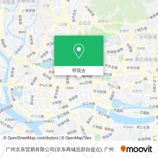 广州京东贸易有限公司(京东商城总部自提点)地图
