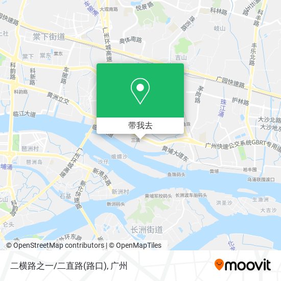 二横路之一/二直路(路口)地图
