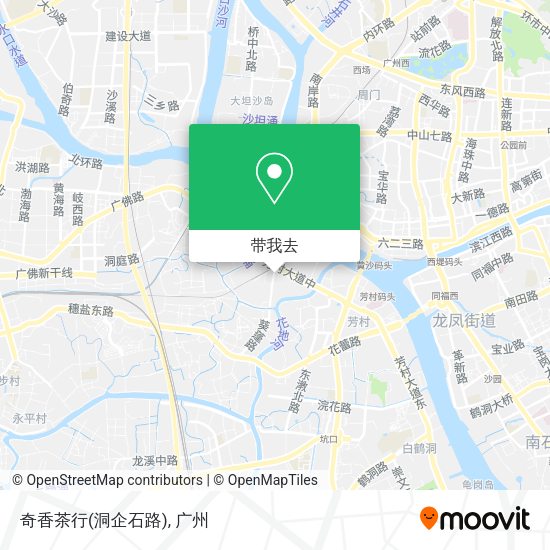 奇香茶行(洞企石路)地图