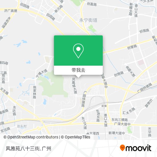 凤雅苑八十三街地图