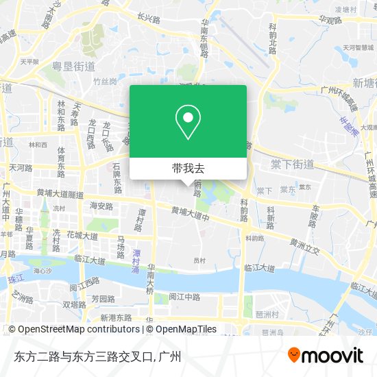 东方二路与东方三路交叉口地图