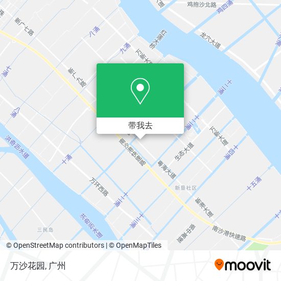 万沙花园地图