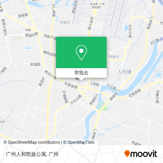 广州人和凯旋公寓地图
