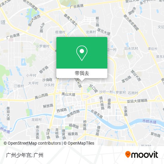 广州少年宫地图