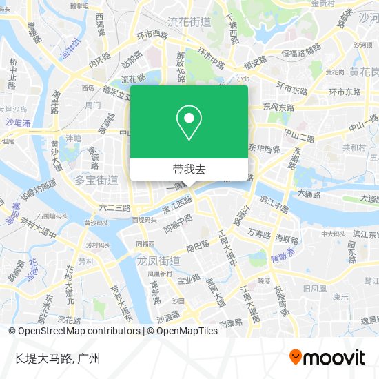 长堤大马路地图