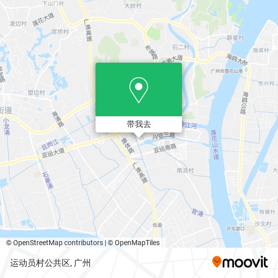 运动员村公共区地图